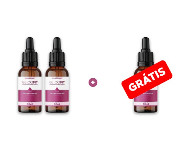 Kit 3 frascos GlicoFit