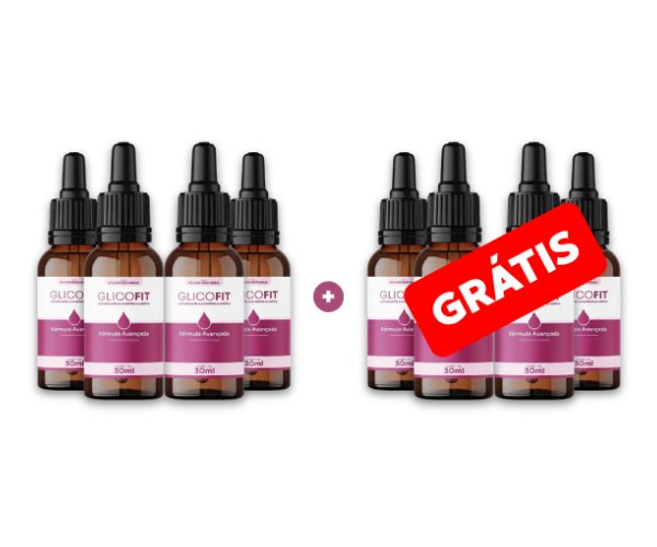Kit 8 frascos GlicoFit