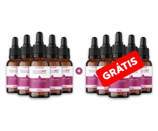 Kit 10 frascos GlicoFit